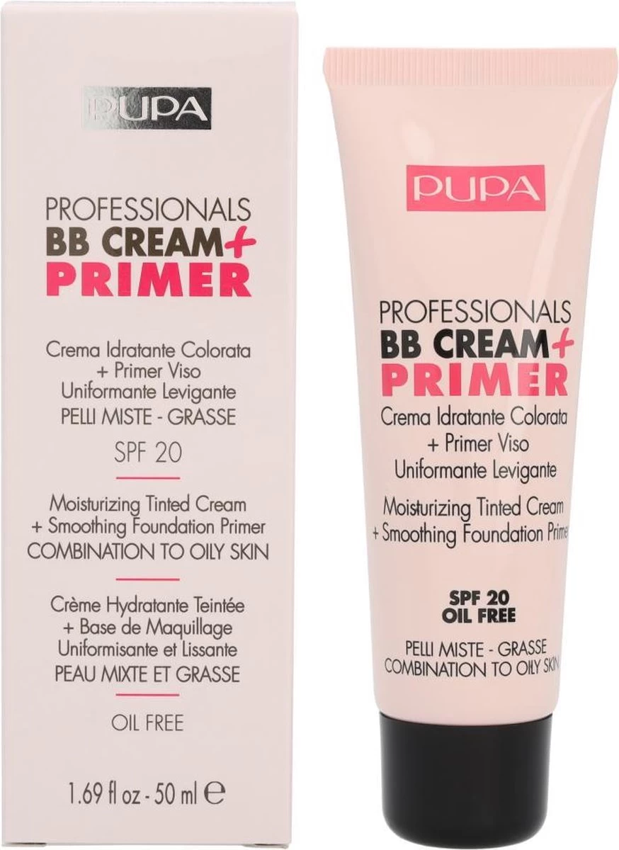 Pupa BB Cream + Primer For Combination To Oily Skin - 002 Sand - Afbeelding 5