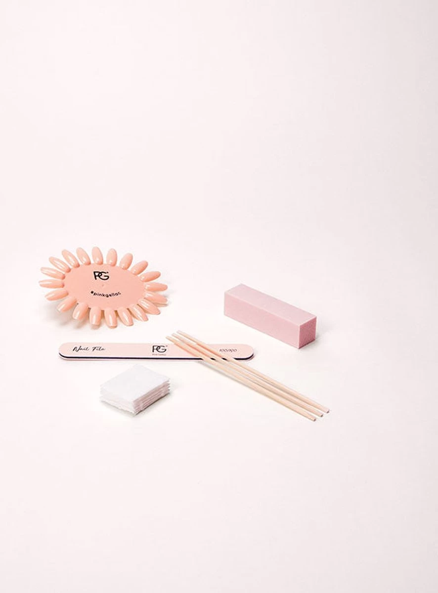 Pink Gellac - Starterset Premium Elegant Met 4 Kleuren En LED Lamp + Manicure Set - Afbeelding 4