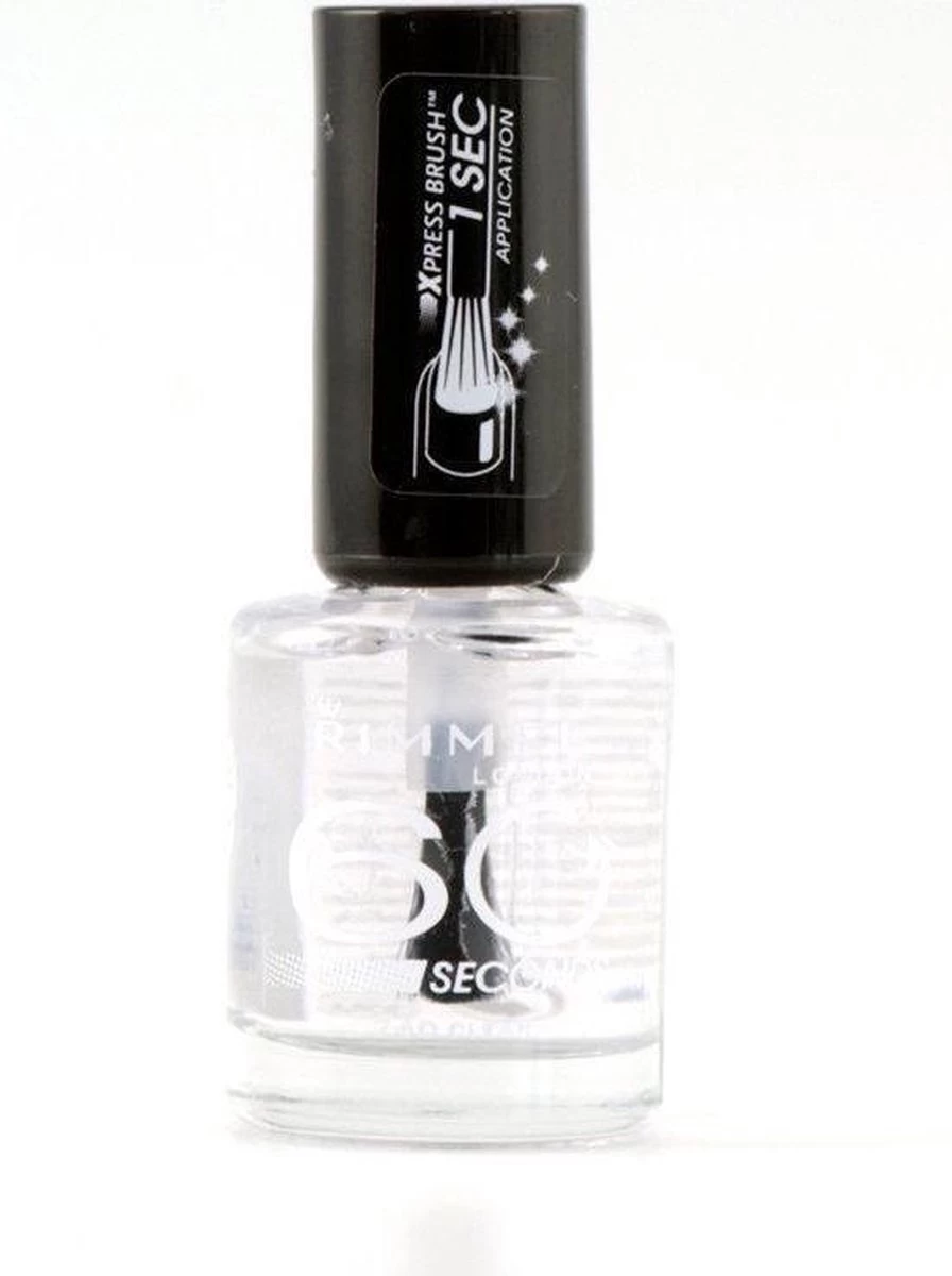 Rimmel London 60 Seconds Finish Nagellak - 740 Clear - Afbeelding 2