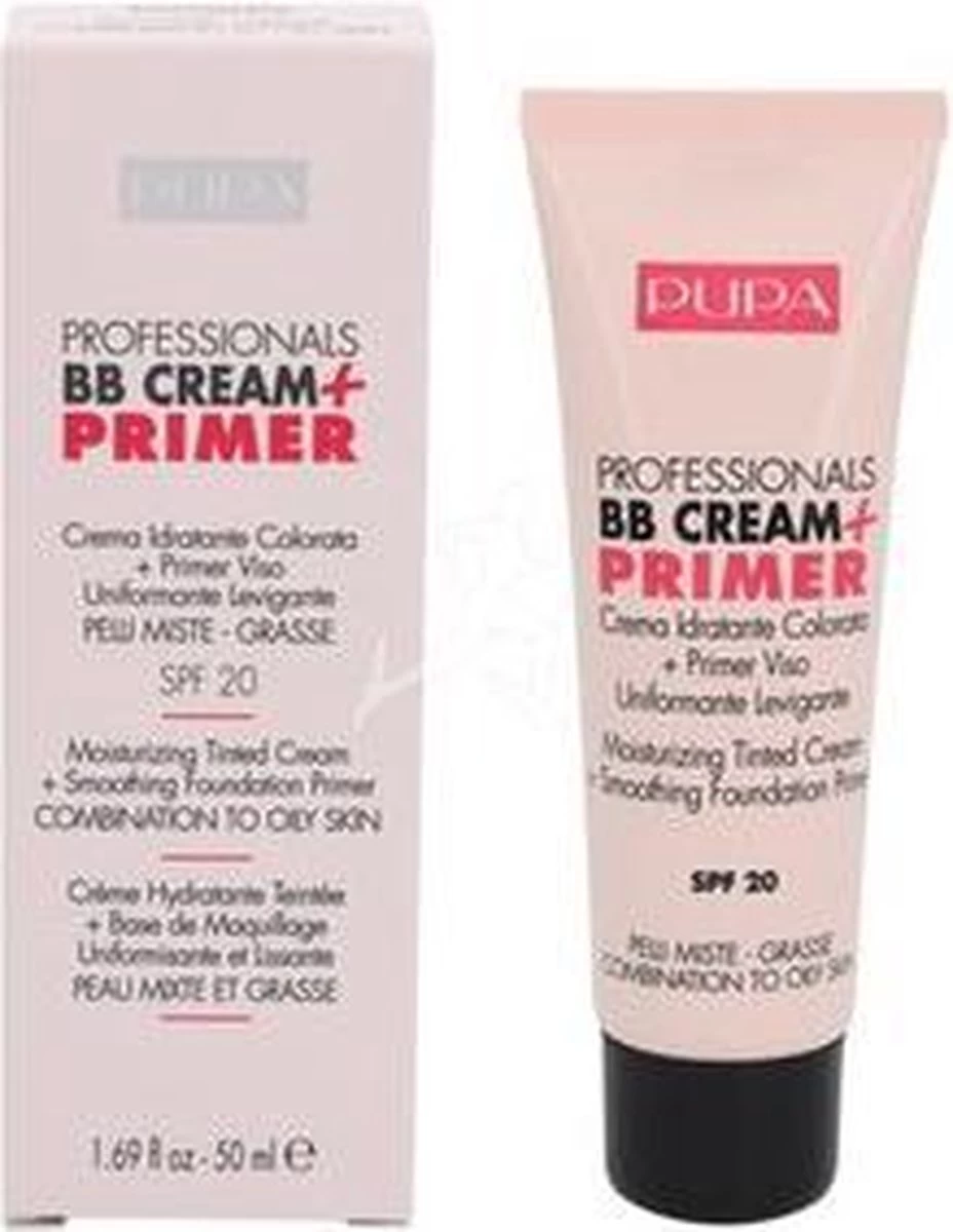 Pupa BB Cream + Primer For Combination To Oily Skin - 002 Sand - Afbeelding 3