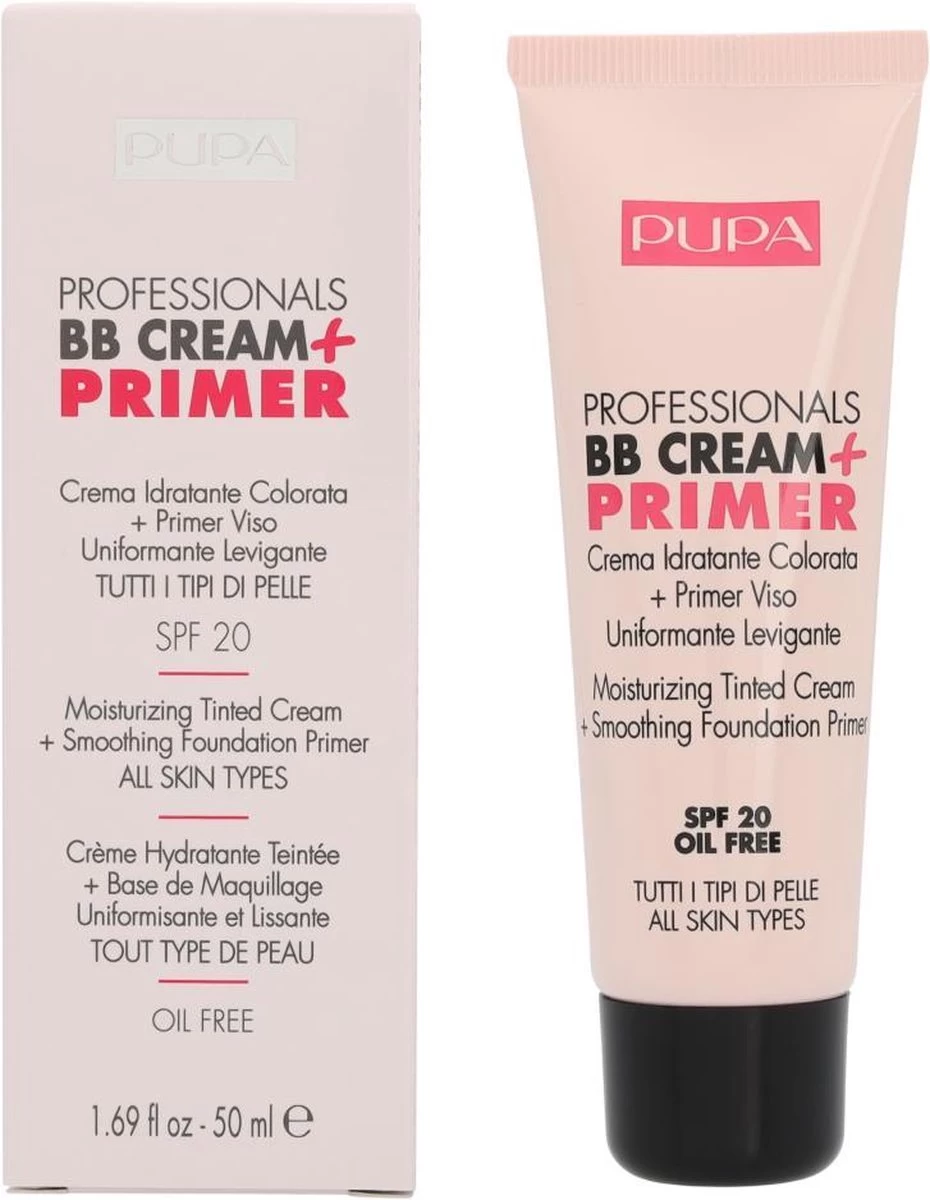 Pupa Milano Professionals BB Cream + Primer - Nude 001 - Afbeelding 5