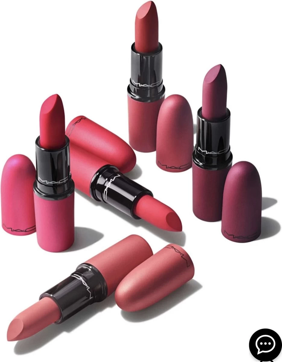 M·A·C Mistletoe Matte Powder Kiss Lipstick - Limited Edition Make-up Set - Afbeelding 2