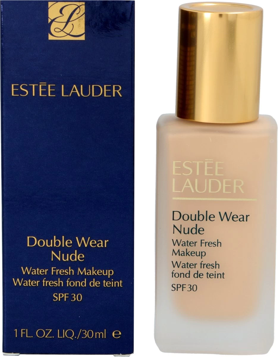 Estée Lauder Double Wear Nude Water Fresh Makeup Foundation 30 Ml - 1W2 Sand - Met SPF 30 - Afbeelding 2
