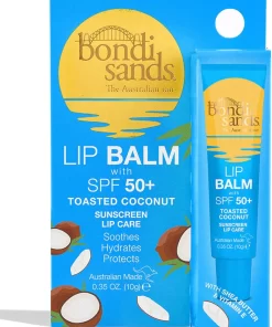 Bondi Sands Sunscreen Lip Balm SPF 50+ Toasted Coconut 10 G - Hydrateert En Verzacht Droge Lippen