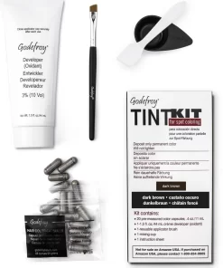 Godefroy Professional Wenkbrauwverf Dark Brown (20 Toepassingen)
